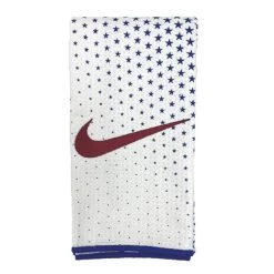 Nike Caddy Golf Towel White - Red 134