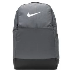 Nike Brasilia 9.5 Medium Backpack Grey Black White 026