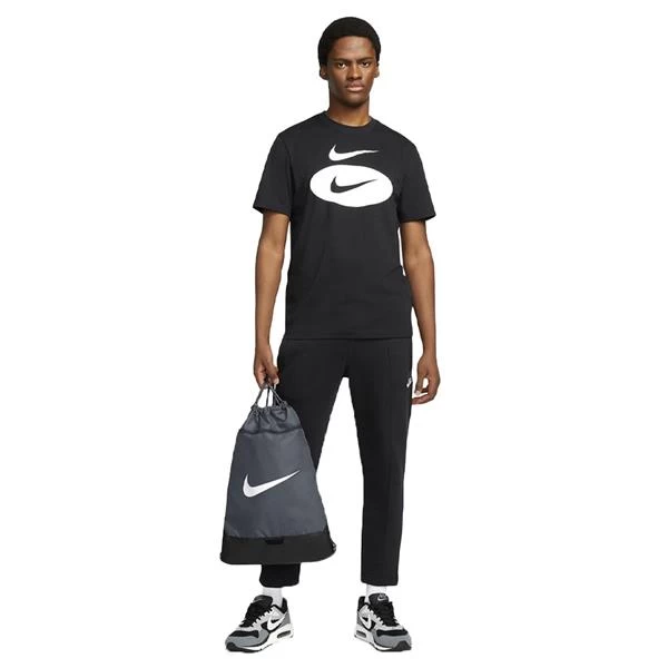 Nike Brasilia 9.5 Gym Sack Grey Black White 026 3 Nike Brasilia 9.5 Gym Sack Grey Black White 026 - Image 3