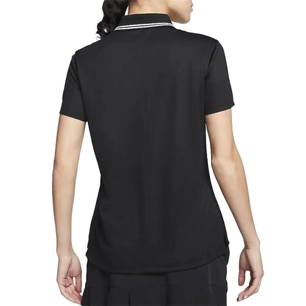 Nike Ladies Dri-Fit Victory Polo Black (010) 2 Nike Ladies Dri-Fit Victory Polo Black (010) - Image 2