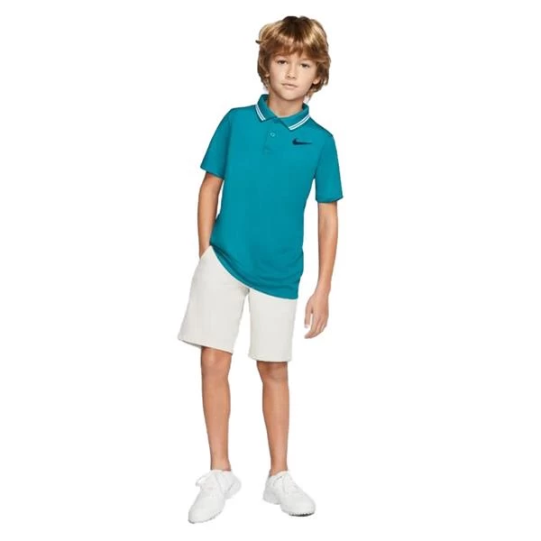 Nike Junior - Boys Dri-Fit Victory Polo Shirt Aquamarine (356) 3 Nike Junior - Boys Dri-Fit Victory Polo Shirt Aquamarine (356) - Image 3