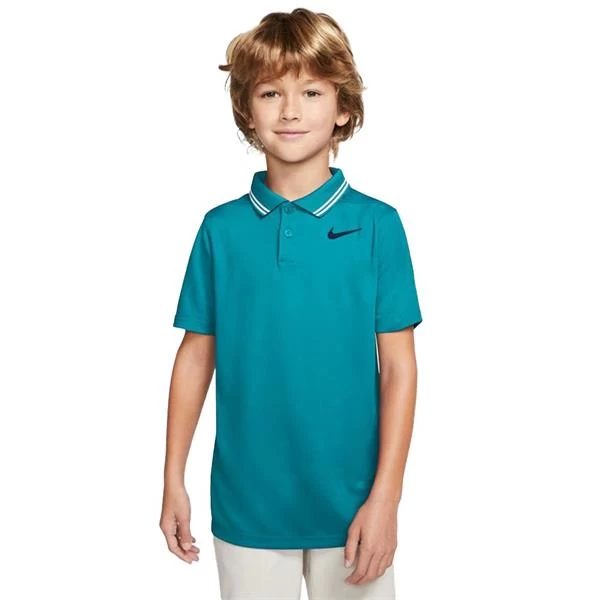 Nike Junior - Boys Dri-Fit Victory Polo Shirt Aquamarine (356) 1 Nike Junior - Boys Dri-Fit Victory Polo Shirt Aquamarine (356)