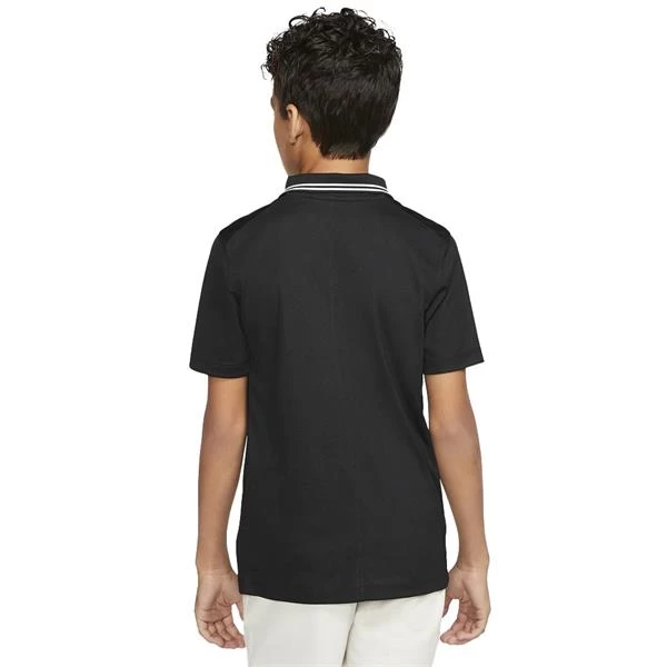 Nike Junior - Boys Dri-Fit Victory Polo Shirt Black (010) 2 Nike Junior - Boys Dri-Fit Victory Polo Shirt Black (010) - Image 2