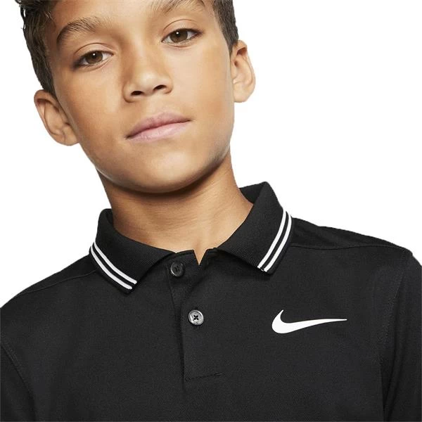 Nike Junior - Boys Dri-Fit Victory Polo Shirt Black (010) 3 Nike Junior - Boys Dri-Fit Victory Polo Shirt Black (010) - Image 3