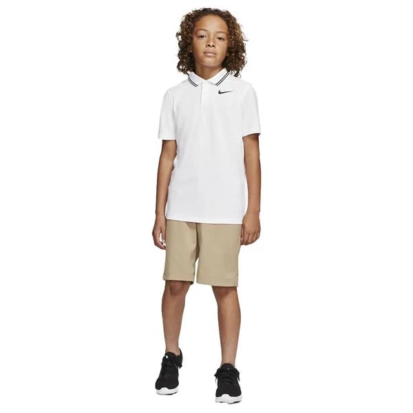 Nike Junior - Boys Dri-Fit Victory Polo Shirt White (100) 4 Nike Junior - Boys Dri-Fit Victory Polo Shirt White (100) - Image 4