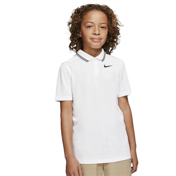 Nike Junior - Boys Dri-Fit Victory Polo Shirt White (100) 1 Nike Junior - Boys Dri-Fit Victory Polo Shirt White (100)