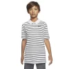 Nike Junior - Boys Dri-Fit Victory Striped Polo Shirt White (100)