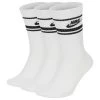 Nike Gents Essential Crew Socks 3-Pack White - Black (103)