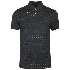 Nike Gents Polo Printed Slim Fit Shirt Black (010)