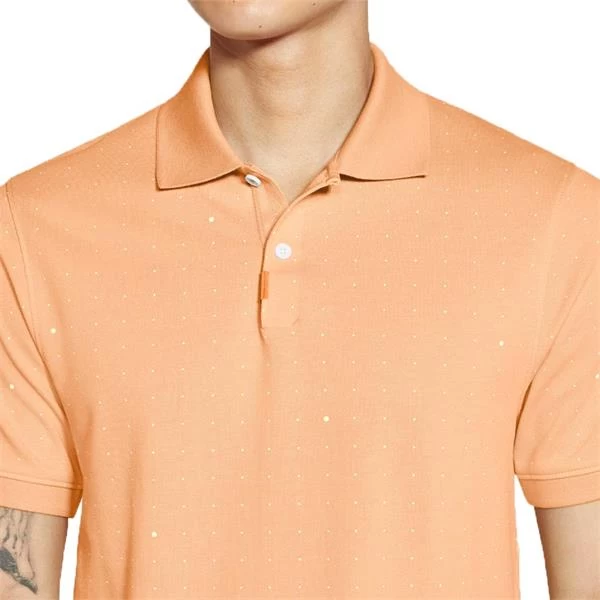 Nike Gents Polo Printed Slim Fit Shirt Orange Chalk (714) 3 Nike Gents Polo Printed Slim Fit Shirt Orange Chalk (714) - Image 3