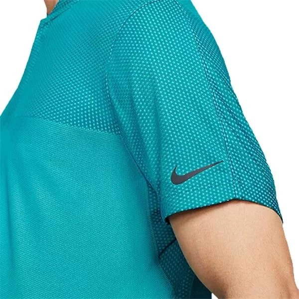 Nike Gents Dri-Fit ADV Tiger Woods Blade Polo Shirt Blustery Blue (467) 4 Nike Gents Dri-Fit ADV Tiger Woods Blade Polo Shirt Blustery Blue (467) - Image 4