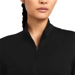 Nike Ladies Dri-Fit UV Victory Full Zip Top Black (010) -Sale Nike Online P CU9664NIKELADIESDRIFITUVVICTORYZIPTOPBLACK010 4 L