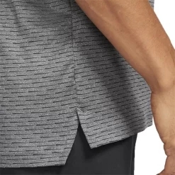 Nike Gents Dri-Fit Vapor Stripe Polo Shirt Dark Smoke (070) -Sale Nike Online P CU9798NIKESHIRTDARKSMOKE070GENTS 5 L