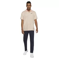 Nike Gents Dri-Fit Vapor Stripe Polo Shirt Crimson Tint - Black (814) -Sale Nike Online P CU9798NIKESHIRTORANGE814GENTS 2 L