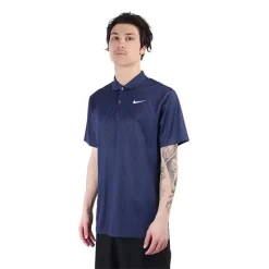 Nike Gents Dri-Fit Victory Printed Polo Shirt Navy (410)