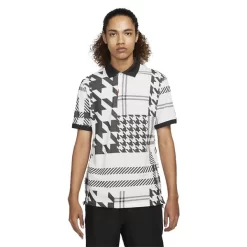 Gents The Nike Polo Shirt Slim Fit Plaid White (100)