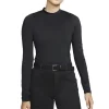 Nike Ladies Dri-FIT UV Victory Long Sleeve Crew Black (010)
