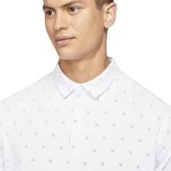 Nike Gents Dri-Fit Player Printed Polo Shirt White (100) 8 Nike Gents Dri-Fit Player Printed Polo Shirt White (100) -Sale Nike Online P DD5471NIKESHIRTWHITE100GENTS 2 L