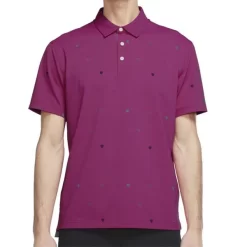 Nike Gents Dri-FIT Player Heritage Polo Shirt Pink (621)