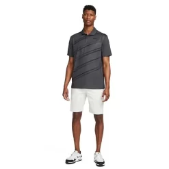 Nike Gents Dri-FIT Vapor Printed Polo Shirt Dark Smoke Grey - Black (070) -Sale Nike Online P DH0791NIKESHIRTGREYBLACK070GENTS 2 L