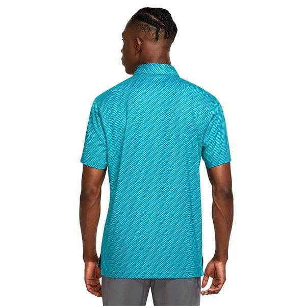 Nike Gents Dri-FIT Vapor Stripe Polo Shirt Bright Spruce (367) 2 Nike Gents Dri-FIT Vapor Stripe Polo Shirt Bright Spruce (367) - Image 2