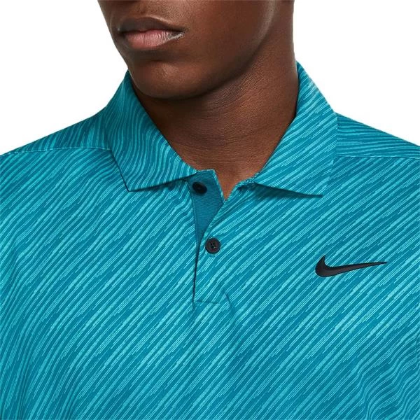 Nike Gents Dri-FIT Vapor Stripe Polo Shirt Bright Spruce (367) 3 Nike Gents Dri-FIT Vapor Stripe Polo Shirt Bright Spruce (367) - Image 3