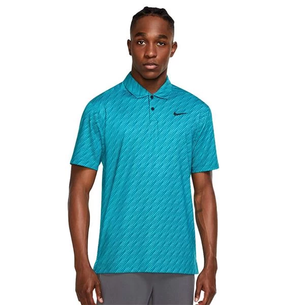 Nike Gents Dri-FIT Vapor Stripe Polo Shirt Bright Spruce (367) 1 Nike Gents Dri-FIT Vapor Stripe Polo Shirt Bright Spruce (367)