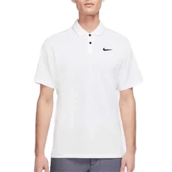 Nike Gents Dri-FIT Vapor Texture Polo Shirt White (100)