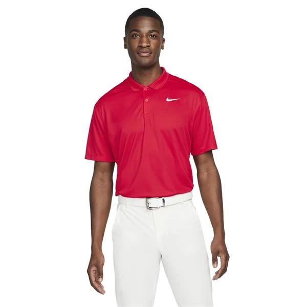 Nike Gents Dri-FIT Victory Solid Polo Shirt University Red (675) 1 Nike Gents Dri-FIT Victory Solid Polo Shirt University Red (675)