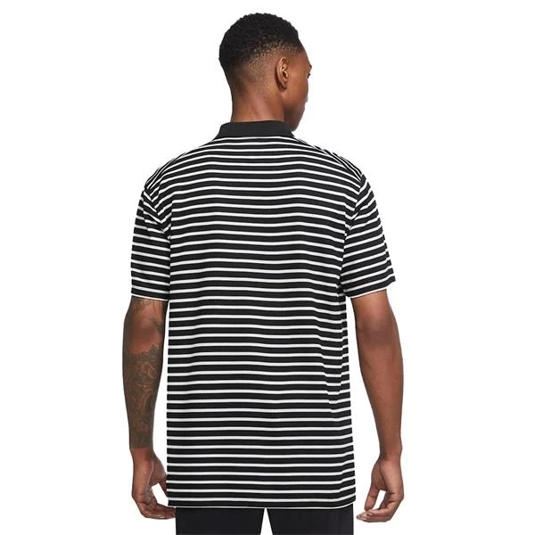 Nike Gents Dri-FIT Victory Stripe Polo Shirt Black (010) 2 Nike Gents Dri-FIT Victory Stripe Polo Shirt Black (010) - Image 2