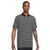 Nike Gents Dri-FIT Victory Stripe Polo Shirt Black (010)