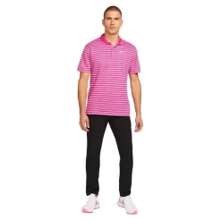 Nike Gents Dri-FIT Victory Stripe Polo Shirt Pink (621) -Sale Nike Online P DH0829NIKESHIRTPINK621GENTS 3 L