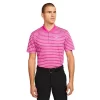 Nike Gents Dri-FIT Victory Stripe Polo Shirt Pink (621)