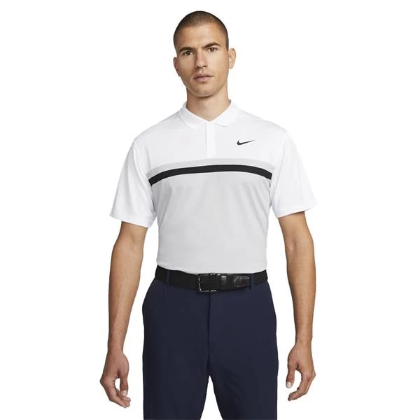 Nike Gents Dri-FIT Victory CB Polo Shirt White (100) 1 Nike Gents Dri-FIT Victory CB Polo Shirt White (100)