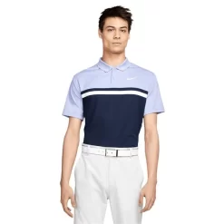 Nike Gents Dri-FIT Victory CB Polo Shirt Purple (Light Thistle - Obsidian 569)