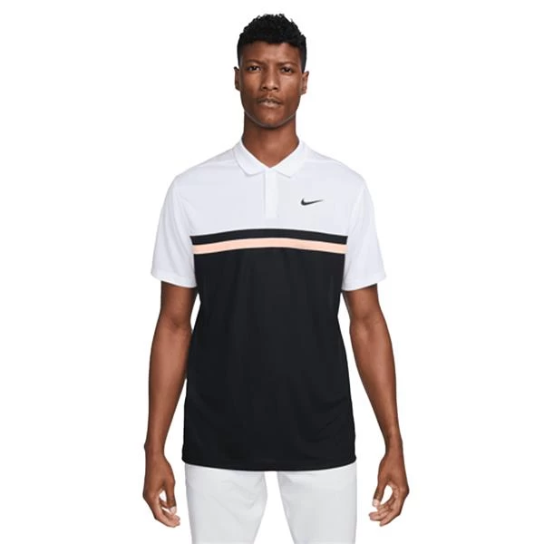 Nike Gents Dri-FIT Victory CB Polo Shirt White (102) 1 Nike Gents Dri-FIT Victory CB Polo Shirt White (102)