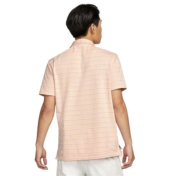 Nike Gents Dri-FIT Player Striped Polo Shirt Arctic Orange - Brushed Silver (800) 2 Nike Gents Dri-FIT Player Striped Polo Shirt Arctic Orange - Brushed Silver (800) - Image 2