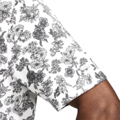 Nike Gents Dri-FIT Player Floral Print Polo Shirt White - Brushed Silver (100) -Sale Nike Online P DH0940NIKESHIRTWHITESILVER100GENTS 3 L