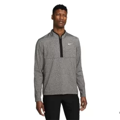 Nike Gents Dri-FIT Victory Heather ½ Zip Top Black (010)