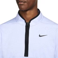 Nike Gents Dri-FIT Victory Heather ½ Zip Top Purple (Light Thistle 569) -Sale Nike Online P DH1261NIKETOPLIGHTTHISTLE569GENTS 3 L
