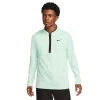 Nike Gents Dri-FIT Victory Heather ½ Zip Top Mint Foam (379)