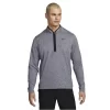Nike Gents Dri-FIT Victory Heather ½ Zip Top Obsidian - Pure - Black (451)