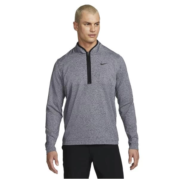 Nike Gents Dri-FIT Victory Heather ½ Zip Top Obsidian - Pure - Black (451) 1 Nike Gents Dri-FIT Victory Heather ½ Zip Top Obsidian - Pure - Black (451)