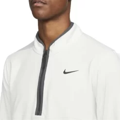 Nike Gents Dri-FIT Victory Heather ½ Zip Top Photon Dust (025) -Sale Nike Online P DH1261NIKETOPPHOTONDUST025GENTS 3 L