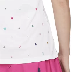 Nike Ladies Dri-FIT Victory Printed Polo White (100) -Sale Nike Online P DH2054NIKELDSDRIFITVICTORYPOLOWHITE 3 L