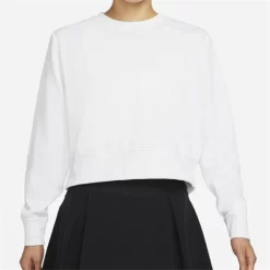 Nike Ladies Dri-FIT Victory Long Sleeve Crew White (100)