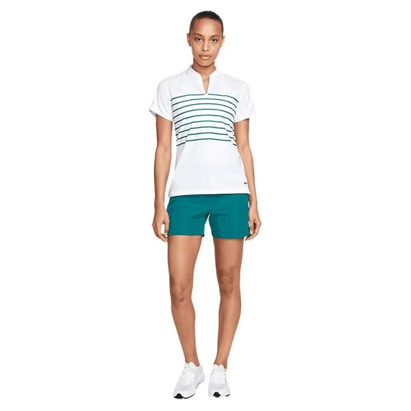 Nike Ladies Dri-FIT Victory Stripe Polo Shirt White (100) 3 Nike Ladies Dri-FIT Victory Stripe Polo Shirt White (100) - Image 3