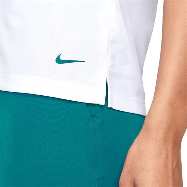 Nike Ladies Dri-FIT Victory Stripe Polo Shirt White (100) 5 Nike Ladies Dri-FIT Victory Stripe Polo Shirt White (100) - Image 5