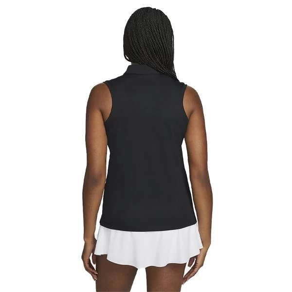 Nike Ladies Dri-FIT Victory Sleeveless Polo Shirt Black (010) 5 Nike Ladies Dri-FIT Victory Sleeveless Polo Shirt Black (010) - Image 5