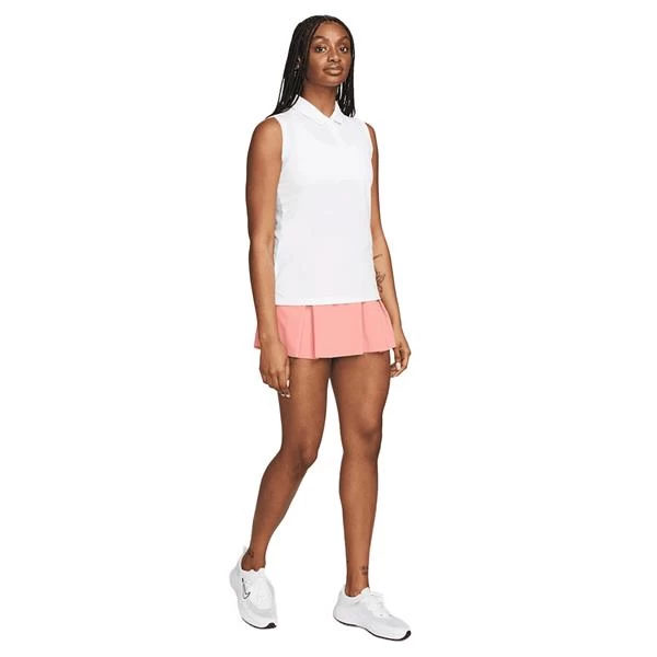 Nike Ladies Dri-FIT Victory Sleeveless Polo Shirt White (100) 3 Nike Ladies Dri-FIT Victory Sleeveless Polo Shirt White (100) - Image 3